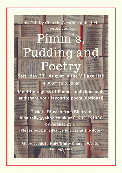 Pimm's Pud Poetry